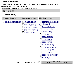 Thesaurus results